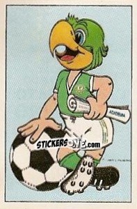 Cromo Mascot - Campeonato Brasileiro 1989 - Abril