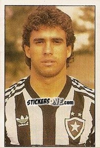 Cromo Luisinho - Campeonato Brasileiro 1989 - Abril