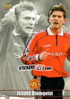 Cromo Jesper Blomqvist - Manchester United 2000 - Futera