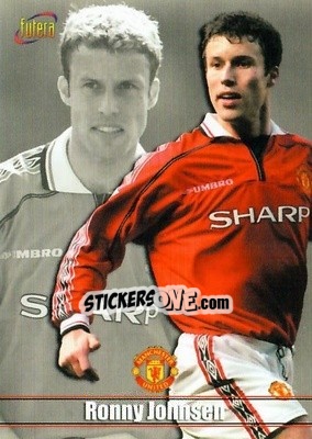 Cromo Ronny Johnsen - Manchester United 2000 - Futera