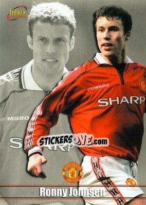 Sticker Ronny Johnsen - Manchester United 2000 - Futera