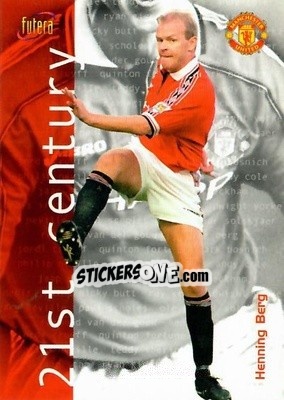 Sticker Henning Berg - Manchester United 2000 - Futera