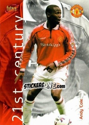 Sticker Andy Cole - Manchester United 2000 - Futera