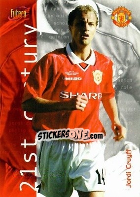 Cromo Jordi Cruyff - Manchester United 2000 - Futera
