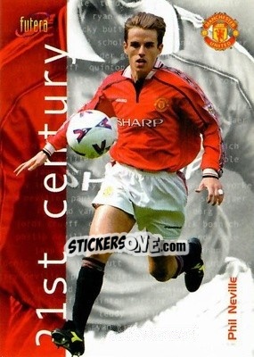 Sticker Phil Neville - Manchester United 2000 - Futera