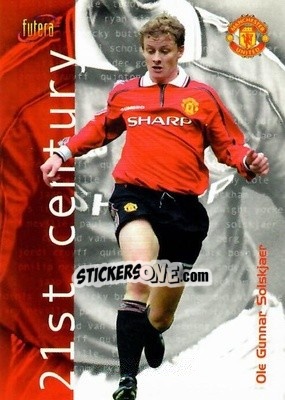 Sticker Ole Gunner Solskjaer - Manchester United 2000 - Futera