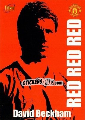 Sticker David Beckham - Manchester United 2000 - Futera