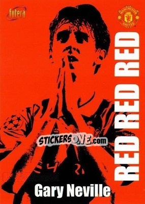 Sticker Gary Neville - Manchester United 2000 - Futera