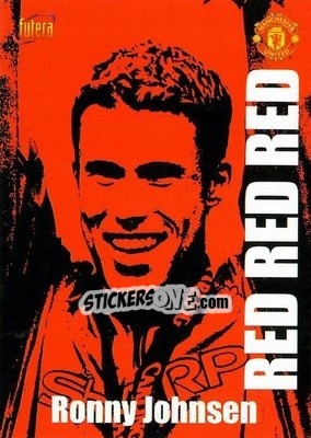 Sticker Ronny Johnsen - Manchester United 2000 - Futera