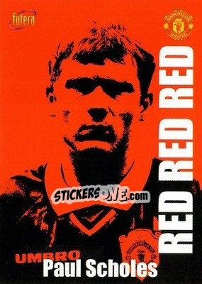 Sticker Paul Scholes - Manchester United 2000 - Futera