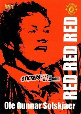 Sticker Ole Gunner Solskjaer - Manchester United 2000 - Futera