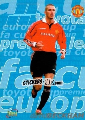 Sticker David Beckham - Manchester United 2000 - Futera