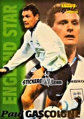 Sticker Paul Gascoigne - England Stars 1996 n. 10 - Panini