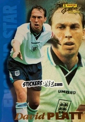 Cromo David Platt - England Stars 1996 - Panini