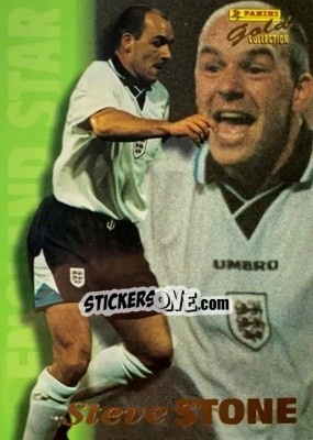Sticker Steve Stone - England Stars 1996 - Panini