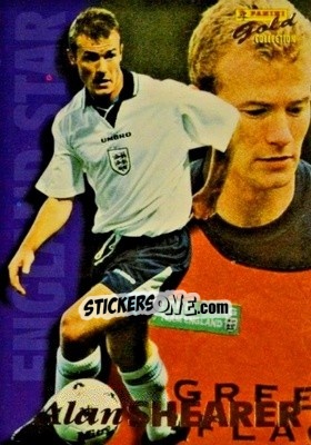 Sticker Alan Shearer - England Stars 1996 n. 20 - Panini