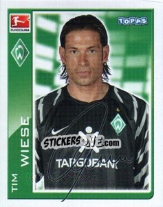 Sticker Tim Wiese - German Football Bundesliga 2010-2011 - Topps