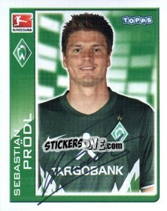 Cromo Sebastian Prodl - German Football Bundesliga 2010-2011 - Topps