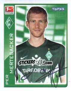 Sticker Per Mertesacker - German Football Bundesliga 2010-2011 n. 11 - Topps