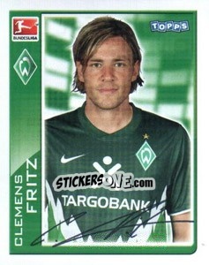 Figurina Clemens Fritz - German Football Bundesliga 2010-2011 - Topps