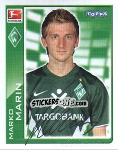 Sticker Marko Marin - German Football Bundesliga 2010-2011 - Topps