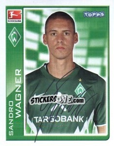 Figurina Sandro Wagner - German Football Bundesliga 2010-2011 - Topps