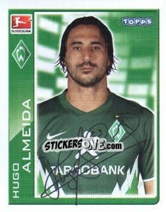 Sticker Hugo Almeida - German Football Bundesliga 2010-2011 n. 23 - Topps