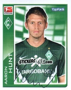 Sticker Aaron Hunt - German Football Bundesliga 2010-2011 - Topps