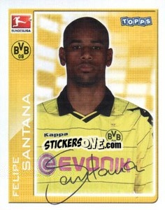 Figurina Felipe Santana - German Football Bundesliga 2010-2011 - Topps