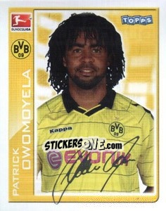 Cromo Patrick Owomoyela - German Football Bundesliga 2010-2011 - Topps