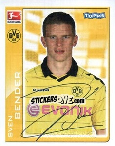 Sticker Sven Bender - German Football Bundesliga 2010-2011 - Topps