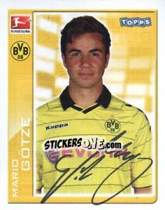 Sticker Mario Götze - German Football Bundesliga 2010-2011 n. 40 - Topps