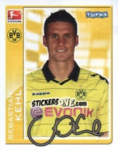 Sticker Sebastian Kehl - German Football Bundesliga 2010-2011 - Topps