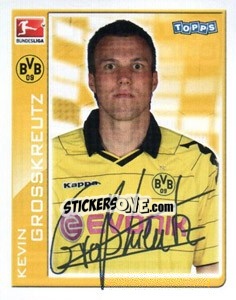 Sticker Kevin Grosskreutz - German Football Bundesliga 2010-2011 - Topps