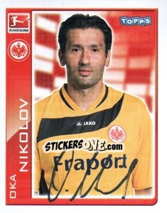 Sticker Oka Nikolov - German Football Bundesliga 2010-2011 - Topps