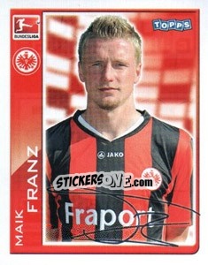 Sticker Maik Franz - German Football Bundesliga 2010-2011 - Topps