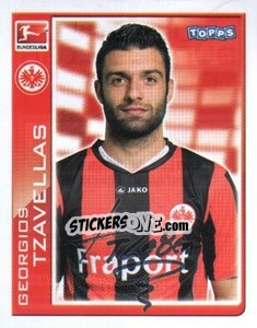 Sticker Giorgos Tzavellas - German Football Bundesliga 2010-2011 - Topps