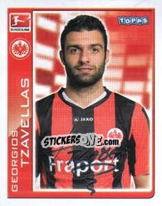 Cromo Giorgos Tzavellas - German Football Bundesliga 2010-2011 - Topps