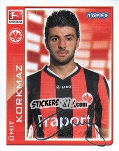 Sticker Umit Korkmaz - German Football Bundesliga 2010-2011 - Topps