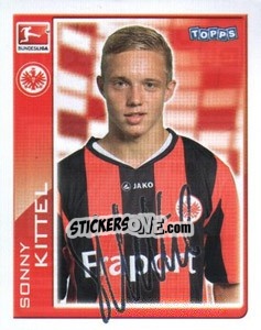 Sticker Sonny Kittel - German Football Bundesliga 2010-2011 - Topps