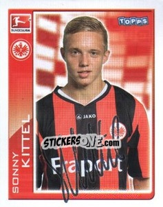 Sticker Sonny Kittel - German Football Bundesliga 2010-2011 n. 63 - Topps