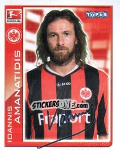 Sticker Ioannis Amanatidis - German Football Bundesliga 2010-2011 - Topps