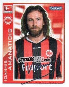 Cromo Ioannis Amanatidis - German Football Bundesliga 2010-2011 - Topps