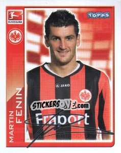 Sticker Martin Fenin - German Football Bundesliga 2010-2011 - Topps