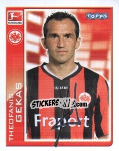 Sticker Theofanis Gekas - German Football Bundesliga 2010-2011 - Topps