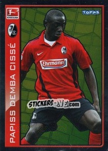 Cromo Papiss Demba Cissé - Star Spieler - German Football Bundesliga 2010-2011 - Topps