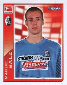 Sticker Manuel Salz - German Football Bundesliga 2010-2011 - Topps