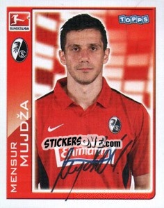 Sticker Mensur Mujdza - German Football Bundesliga 2010-2011 - Topps