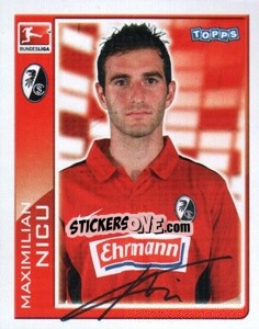 Cromo Maximilian Nicu - German Football Bundesliga 2010-2011 - Topps