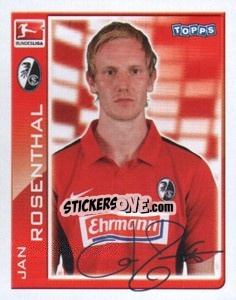 Cromo Jan Rosenthal - German Football Bundesliga 2010-2011 - Topps